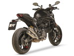 REMUS Double MESH Silencer stainless steel matt Ducati Monster from 2021, EEC